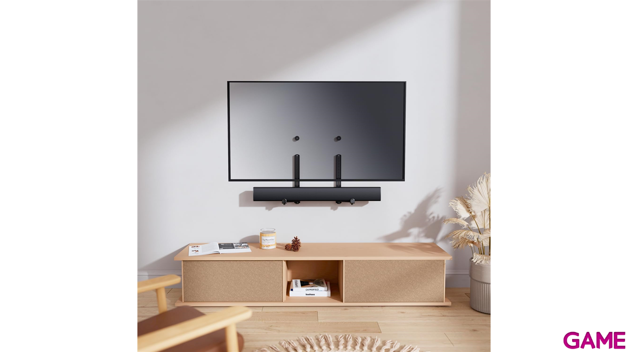 Soporte Universal para Barra de Sonido - Negro - AISENS - SPK01U-189-7