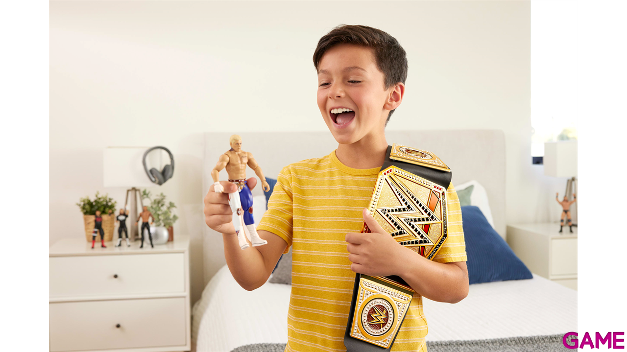 Replica de cinturon de campeón WWE Título de los Pesos Pesados Mundial de 90 cm-2
