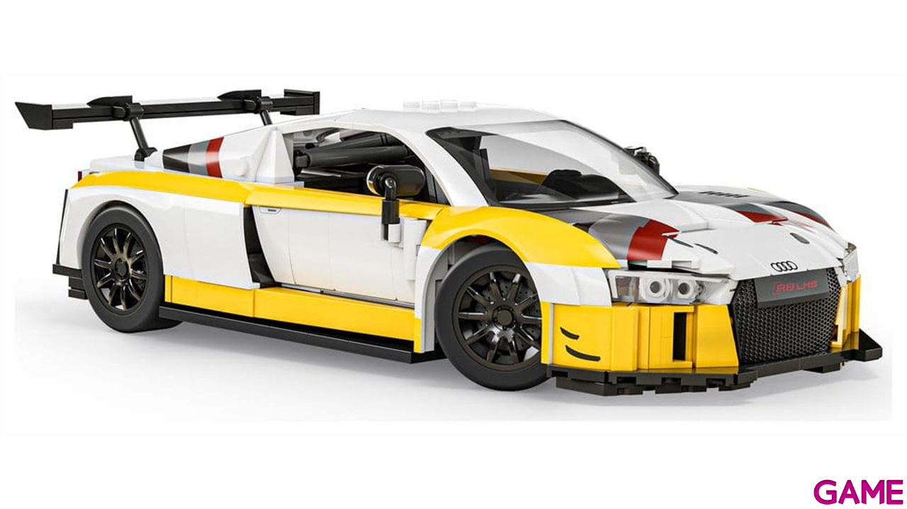Set de Construccion Hot Wheels Elite Mattel Brick Shop Building Set 1/16 15 Audi R8 LMS-0