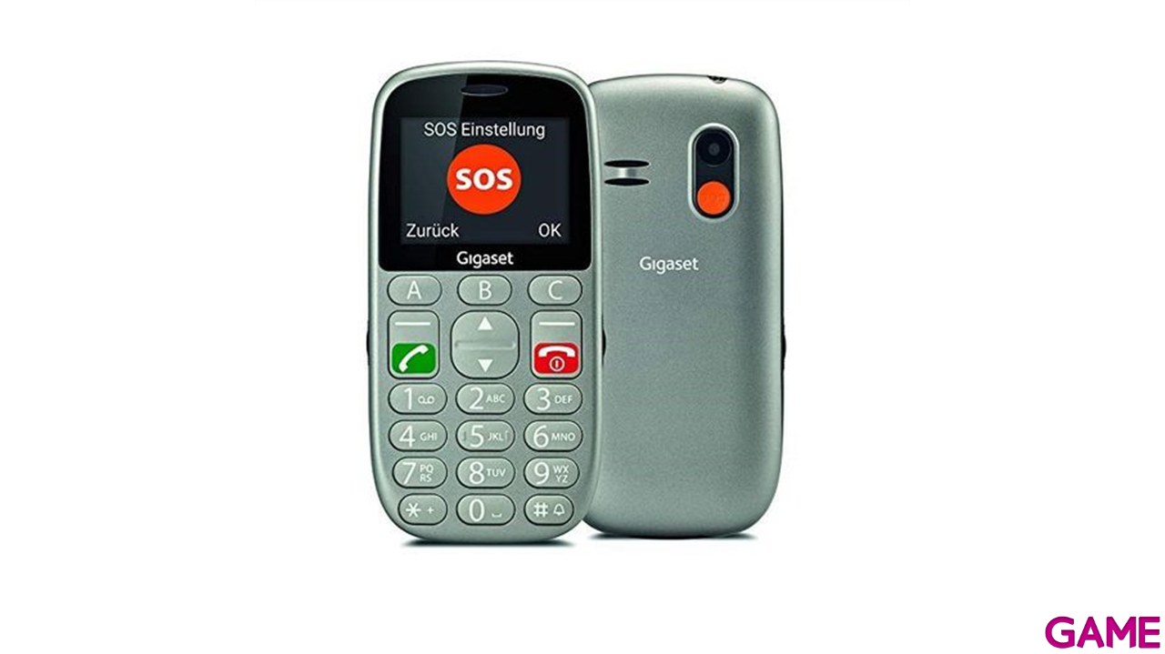 Gigaset GL390 2.2´´ Para Personas Mayores Gris - Telefono Movil-0