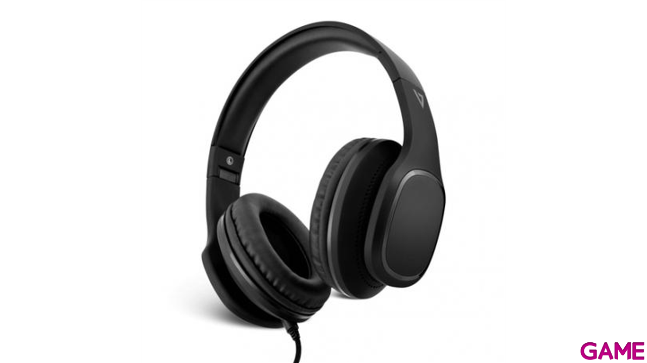 V7 Auriculares circumaurales con micrófono – negros-2
