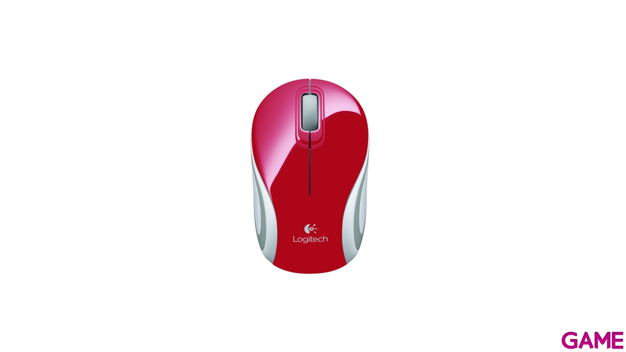 Logitech M187 Inalambrico Rojo - Raton-0