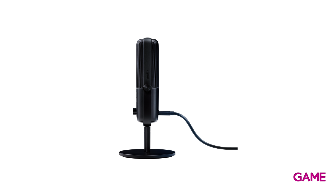 Elgato Wave 3 Micrófono de superficie para mesa Negro - Microfono Gaming-5