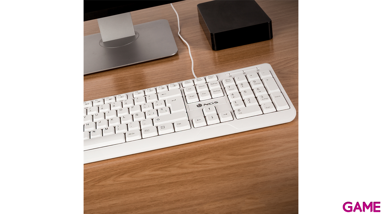 NGS Spike Wired Blanco - Teclado-3