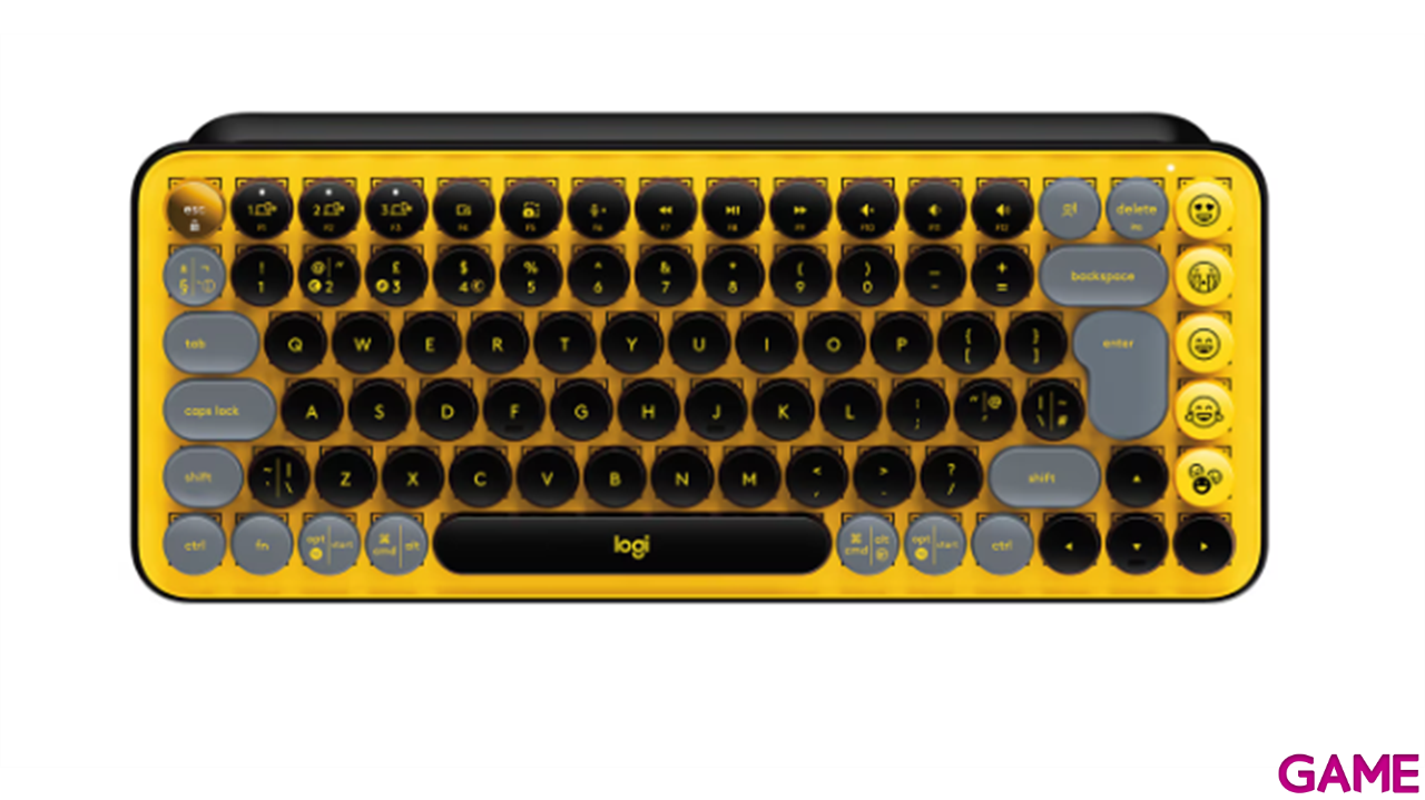 Logitech POP Keys Inalámbrico Amarillo - Teclado-0