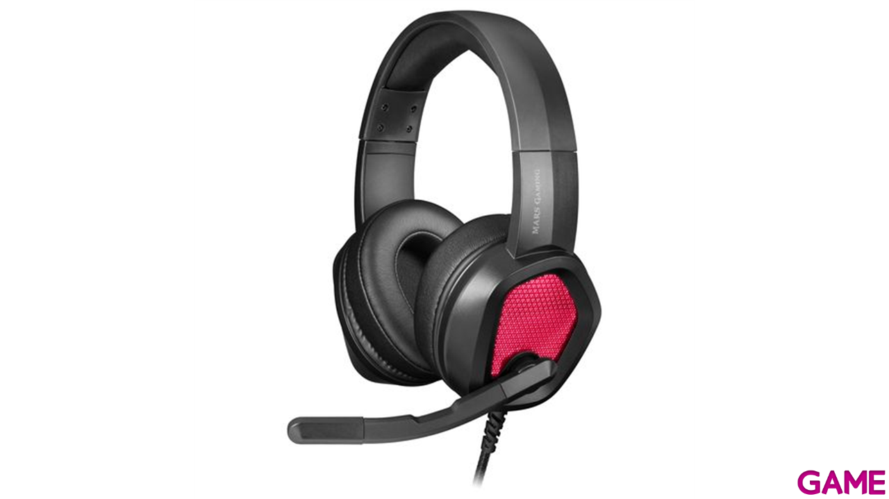 Mars Gaming MH320 auricular y casco Auriculares Alámbrico Diadema Juego USB tipo A Negro-0