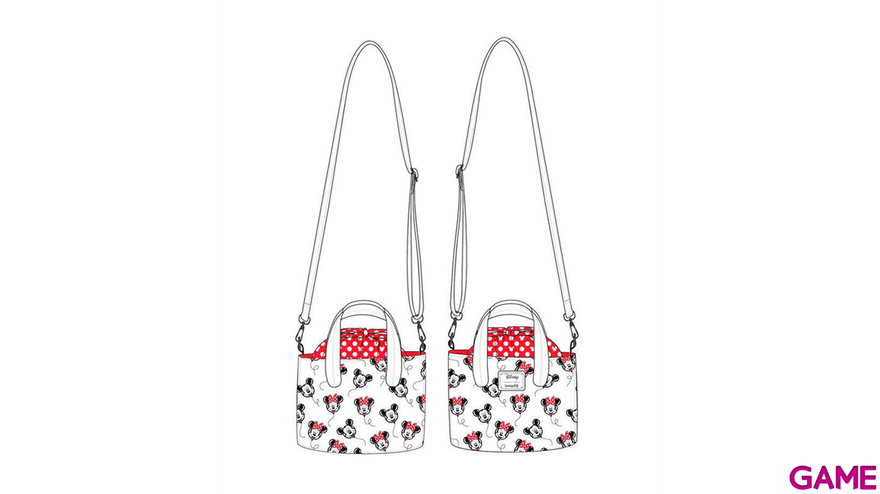 Bolso Balloons Mickey Minnie Mouse Disney Loungefly-0