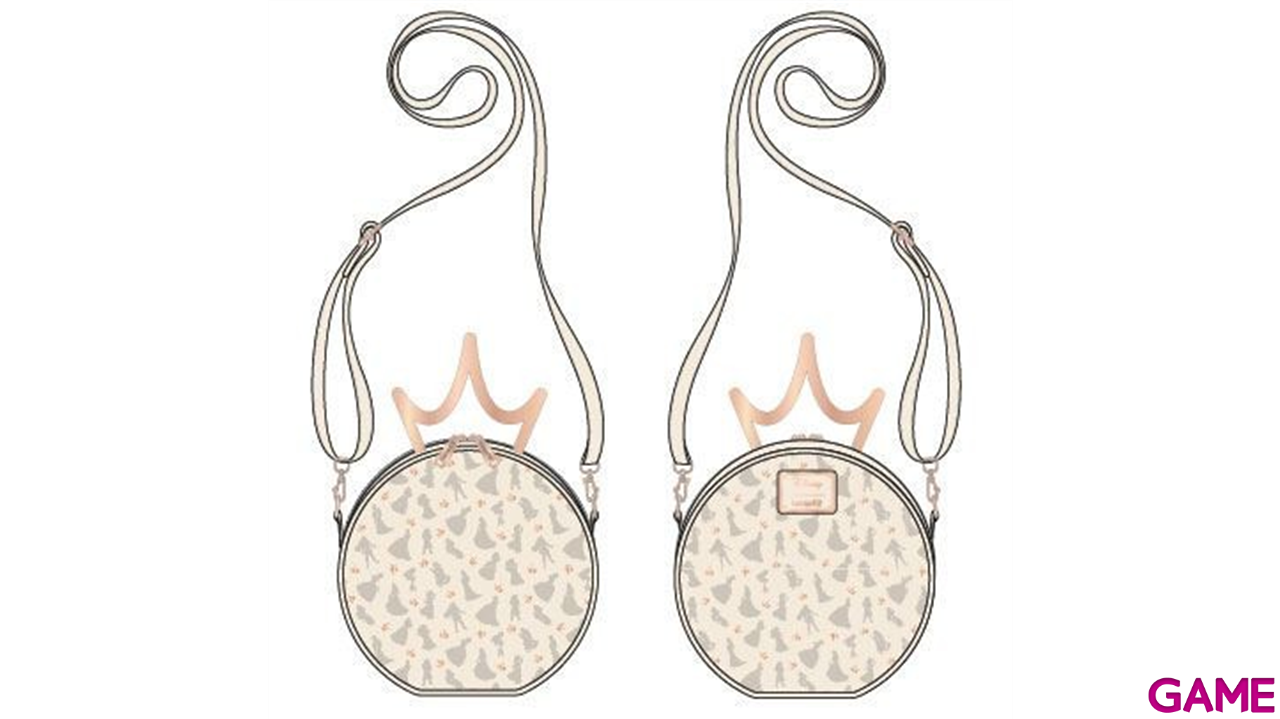 Bolso Ultimate Corona Metal Princesas Disney Loungefly-0