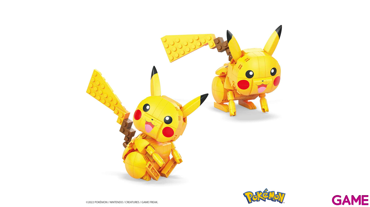 MEGA Construx Pokémon Construye y Muestra Pikachu-0