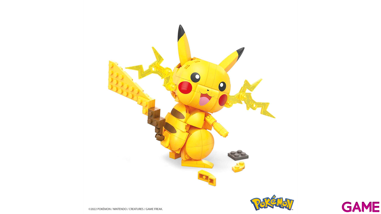 MEGA Construx Pokémon Construye y Muestra Pikachu-2