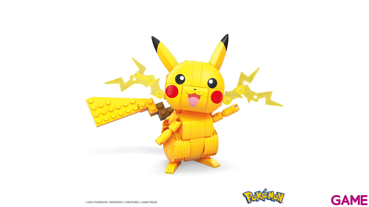 MEGA Construx Pokémon Construye y Muestra Pikachu-4