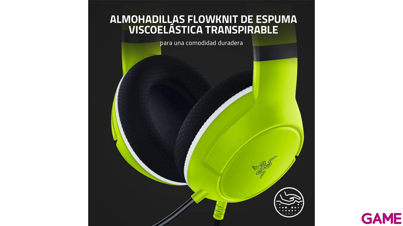 Razer Kaira X for Xbox Electric Volt - Auriculares Gaming-4