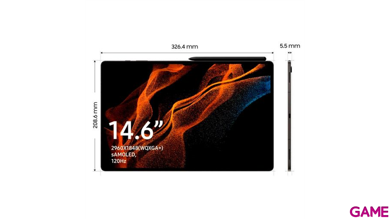 Samsung Galaxy Tab S8 Ultra SM-X900N 256GB 37,1 cm (14.6
