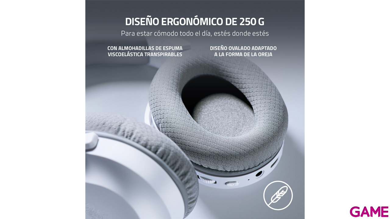Razer Barracuda X Bluetooth Blanco PC - PS5 - PS4 - Switch - Movil - Auriculares Gaming-0