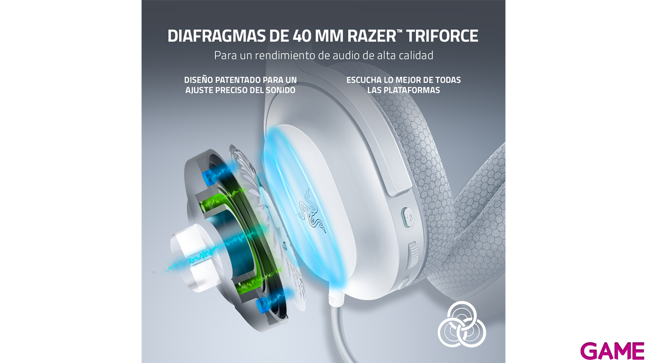 Razer Barracuda X Bluetooth Blanco PC - PS5 - PS4 - Switch - Movil - Auriculares Gaming-4