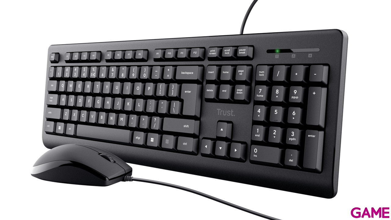 Trust Primo Teclado + Raton USB Negro - Combo-2