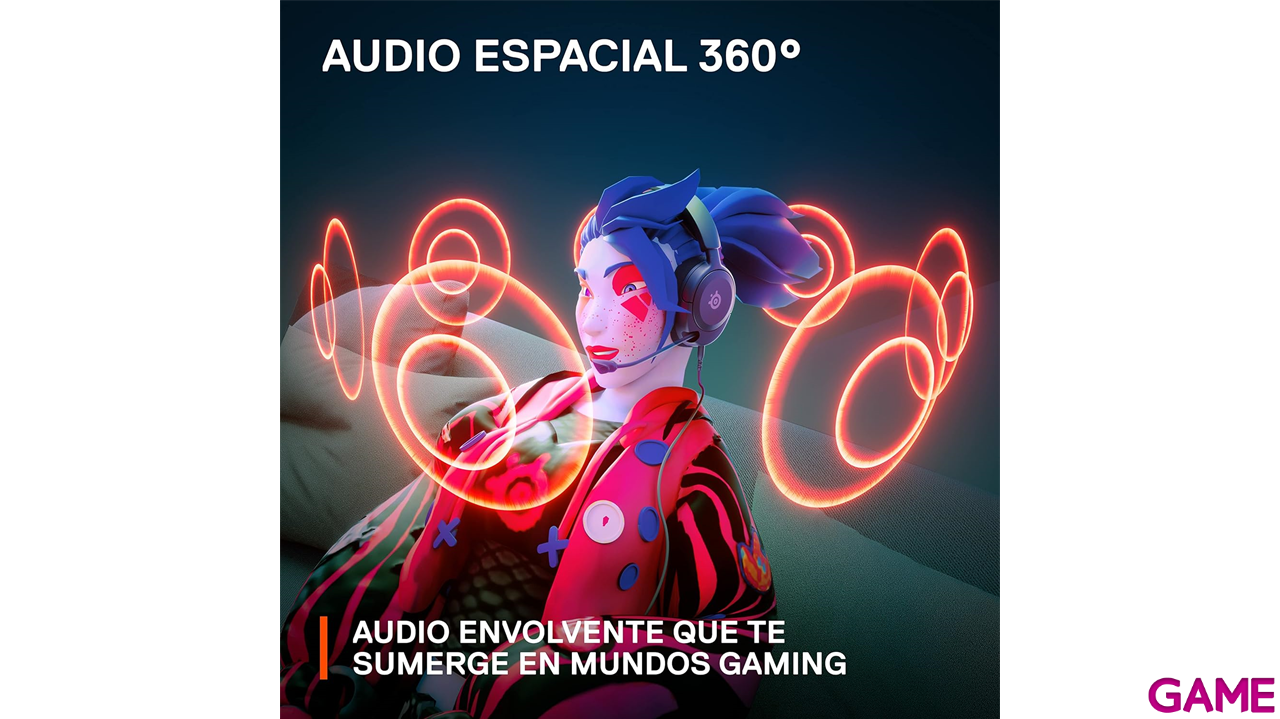 Steelseries Arctis Nova 1 Negro PC - PS4 - PS5 - XBOX - Switch - Movil - Auriculares Gaming-3