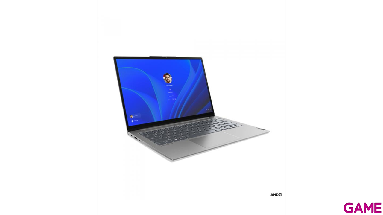 Lenovo ThinkBook 13S G4 Ryzen 5-6600U - 8GB - 256GB SSD - 13.3´´ - W11 Pro - Ordenador Portatil-0