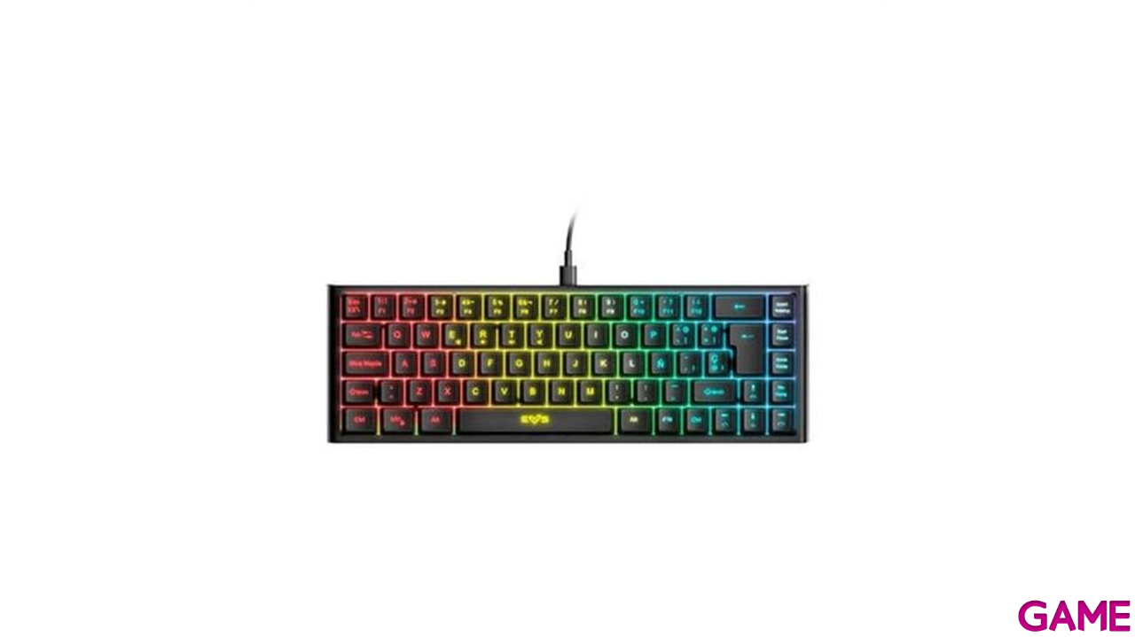 Energy Sistem ESG K4 Kompact RGB Negro - Teclado Gaming-0