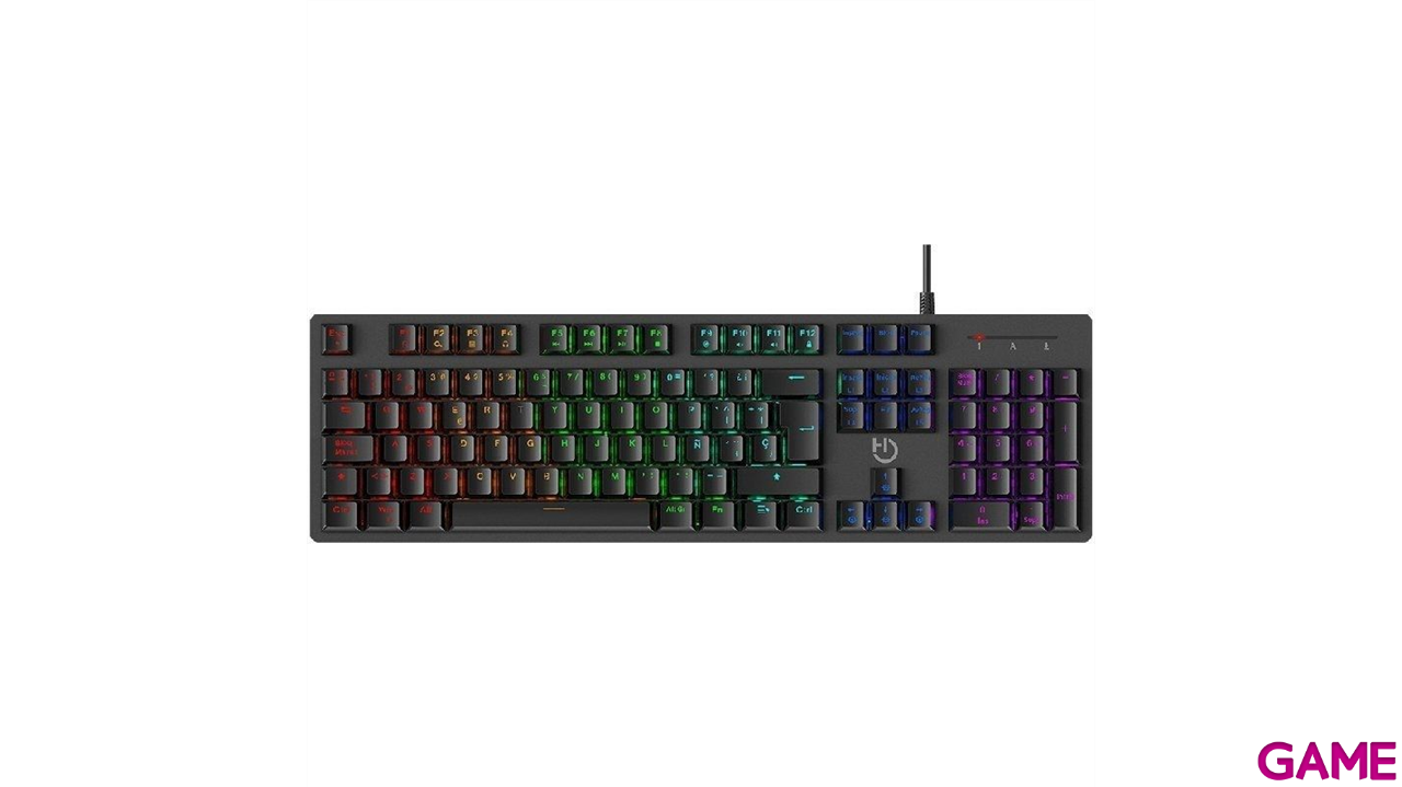 Hiditec GK400 ARGB teclado USB Negro-0