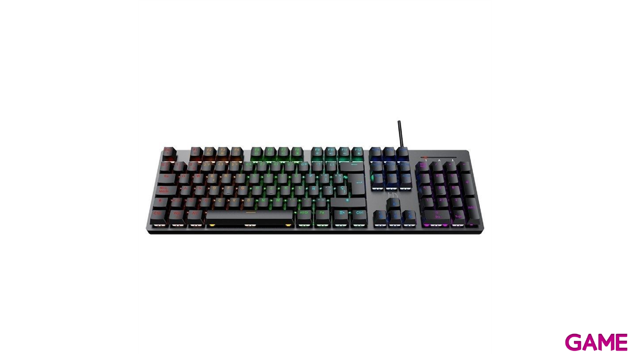 Hiditec GK400 ARGB teclado USB Negro-1