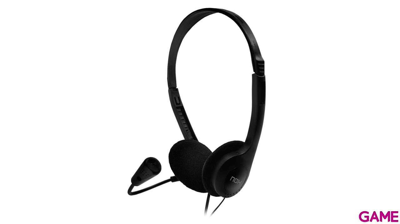 NOX Voice One Auriculares Alámbrico Diadema Llamadas/Música Negro-0