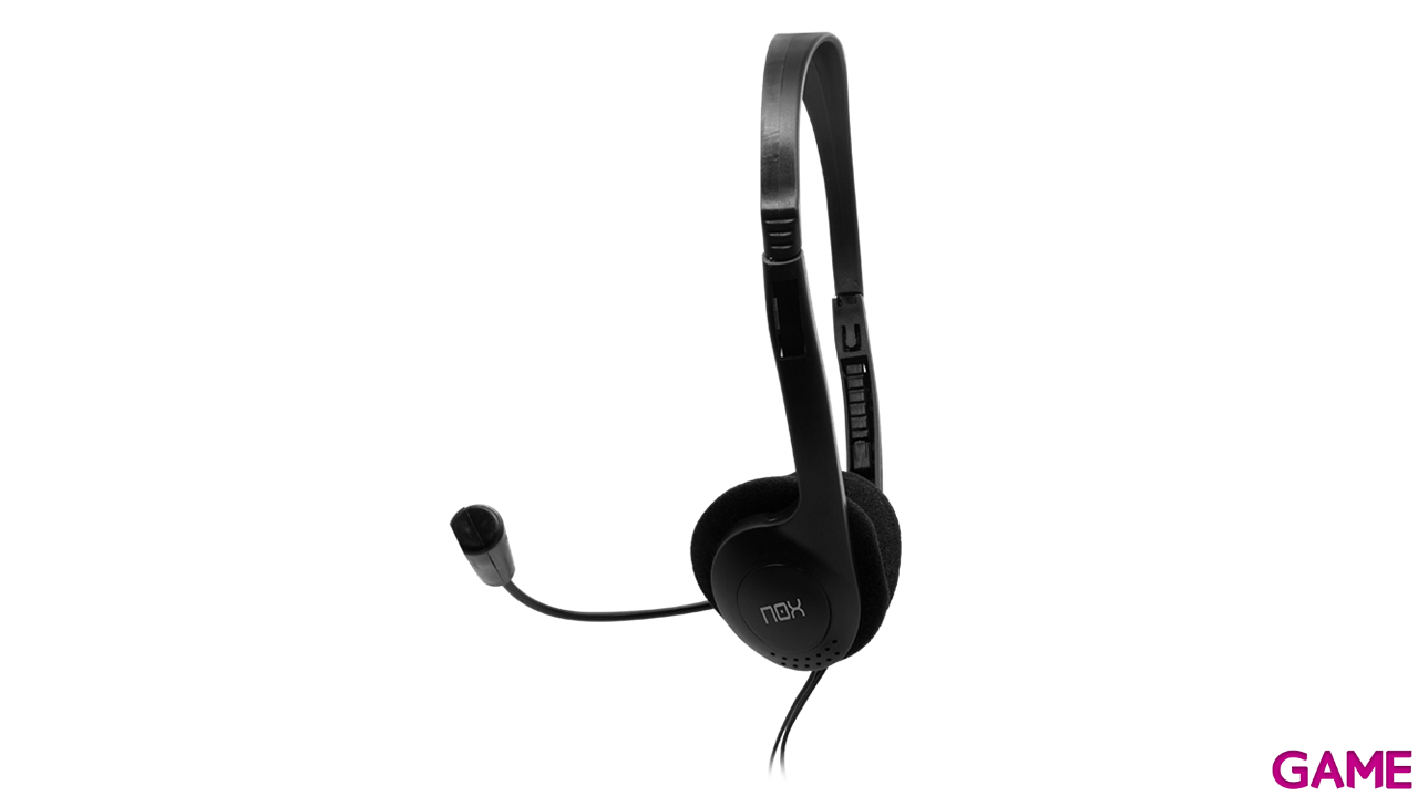 NOX Voice One Auriculares Alámbrico Diadema Llamadas/Música Negro-3