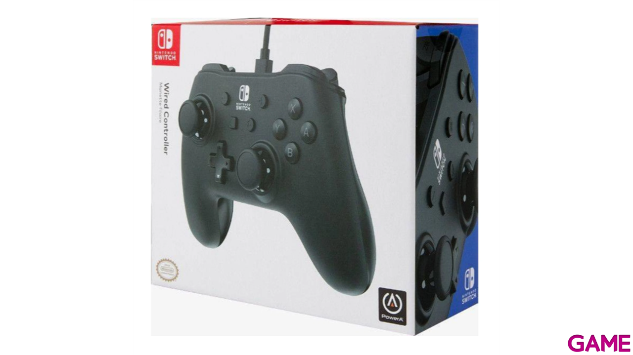Controller con Cable PowerA Negro -Licencia oficial--2