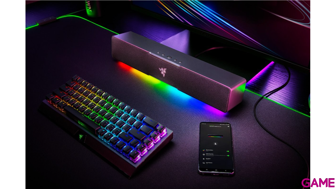 Razer Leviathan V2 X Negro - Altavoces-2