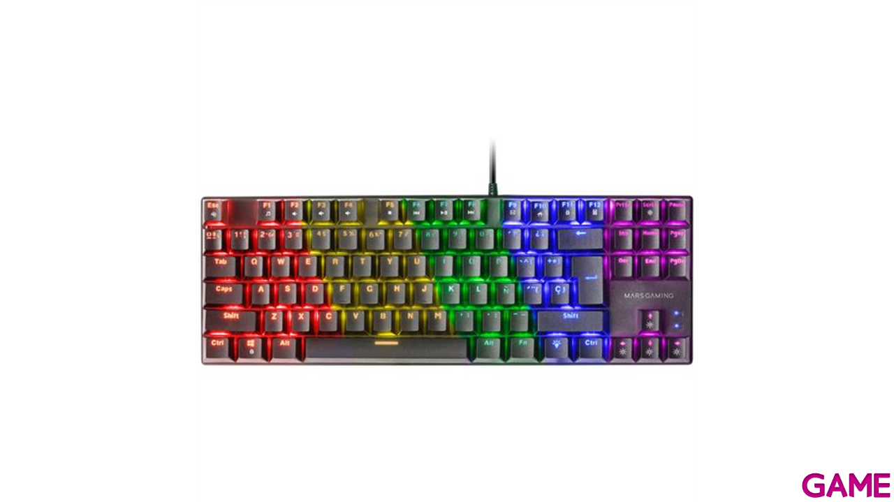 Mars Gaming MK80 Mecánico TKL FRGB Antighosting Switch Mecánico - Teclado Gaming-0