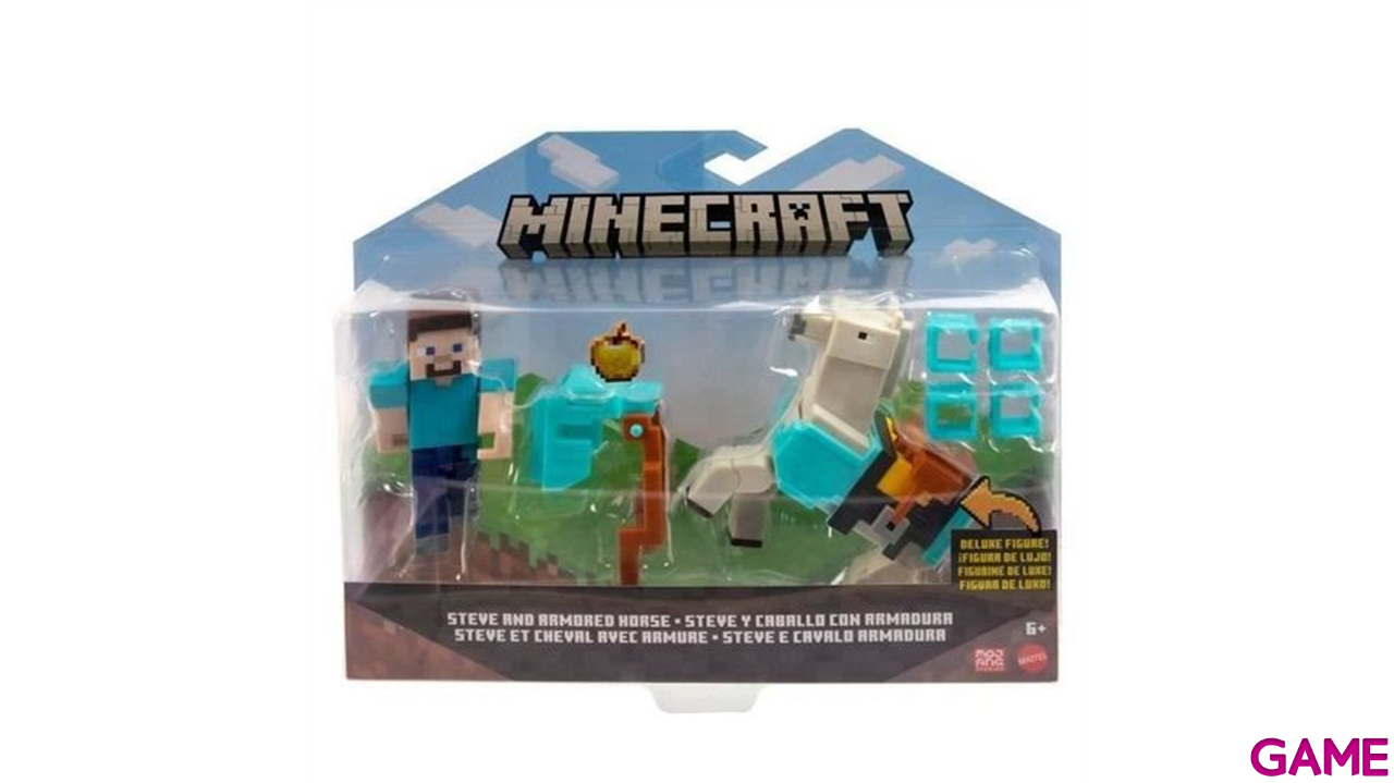 Figura Minecraft Personaje con Animal Surtido-1