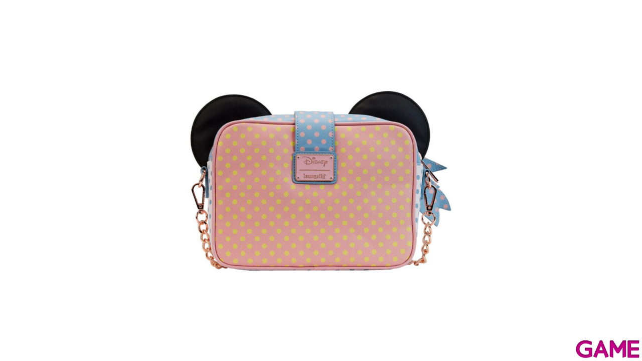 Bolso Pastel Polka Dot Minnie Mouse Disney-0