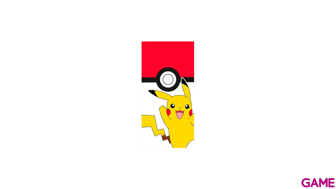 Toalla Pokemon Pikachu Pokeball Algodon-0