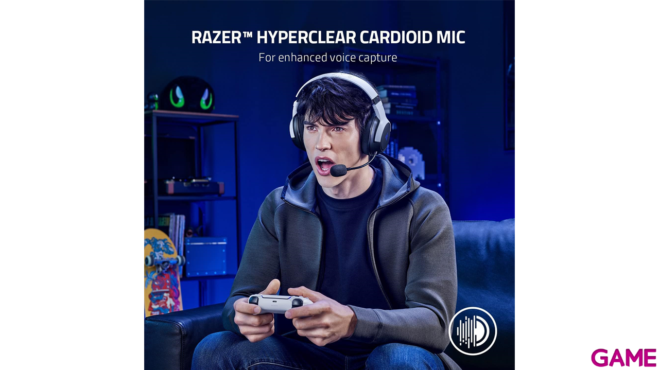 Razer Kaira Pro Hyperspeed Negro Blanco - Auriculares Gaming-4