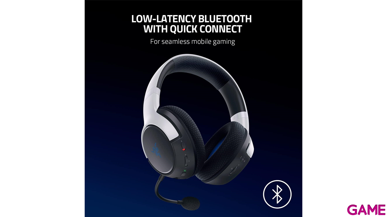 Razer Kaira Pro Hyperspeed Negro Blanco - Auriculares Gaming-5