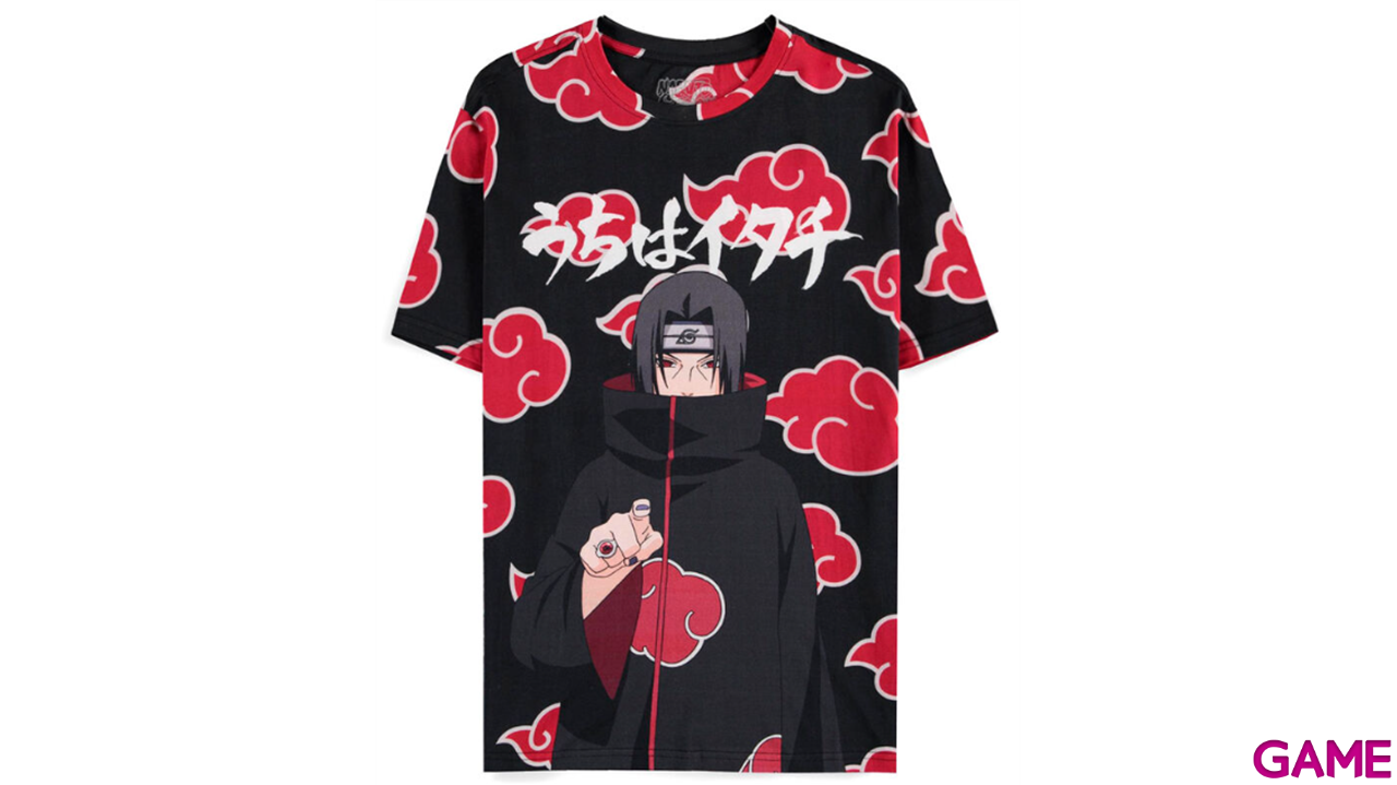 Camiseta Itachi Clouds Naruto Shippuden-1