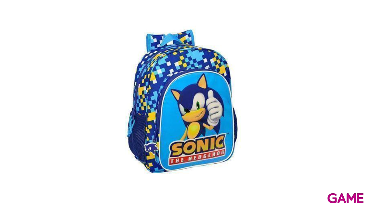 Mochila Speed Sonic The Hedgehog 38cm adaptable-0