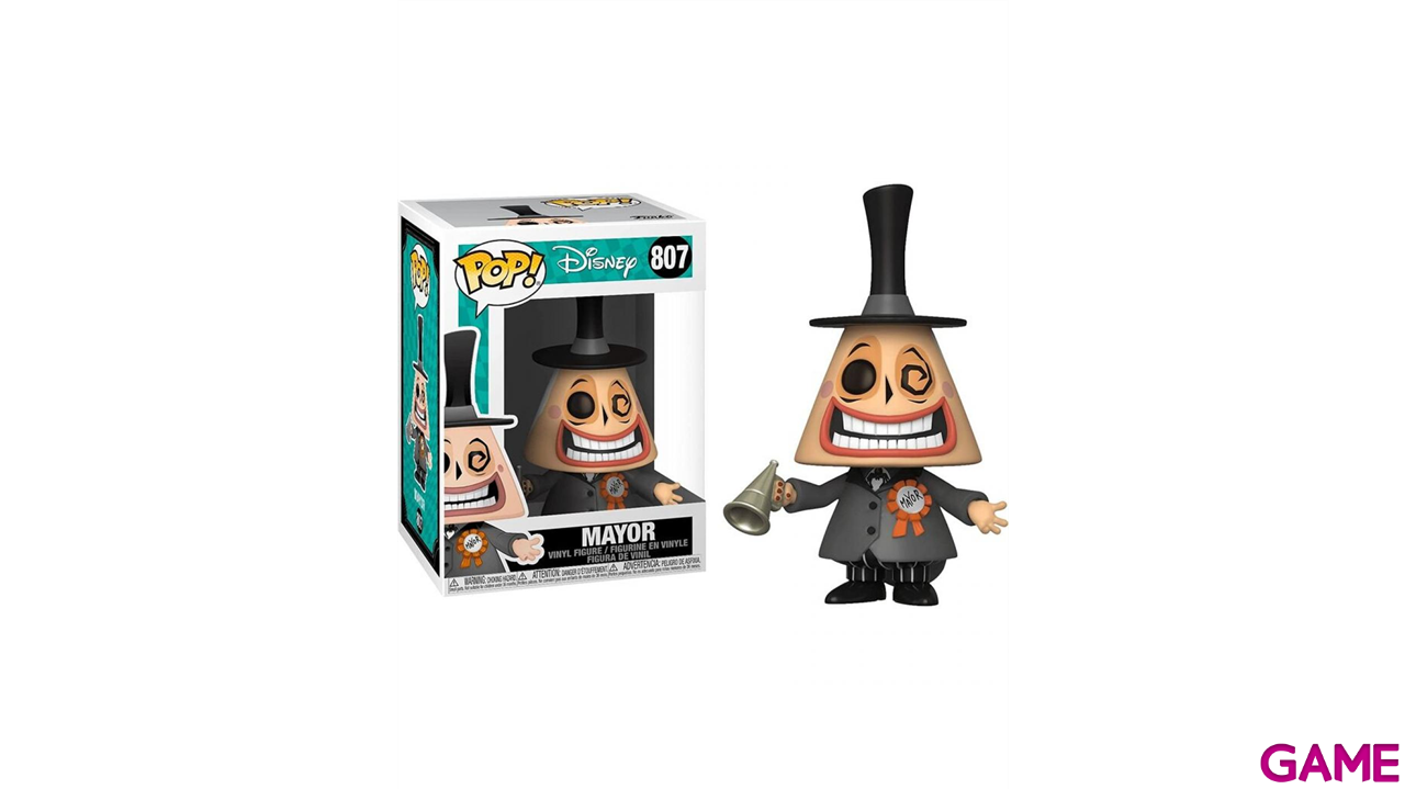 Figura POP Disney Pesadilla Antes de Navidad Major Mayor with Megaphone-0