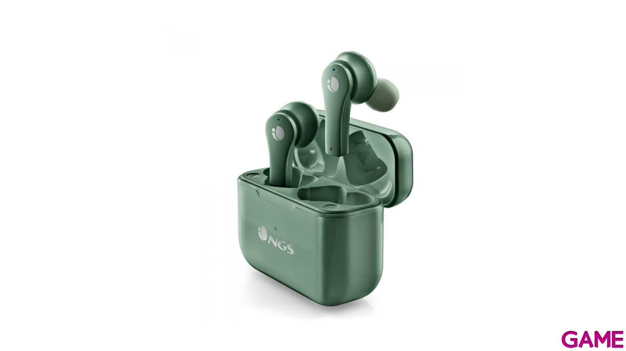 NGS Artica Bloom Bluetooth Verde - Auriculares-1