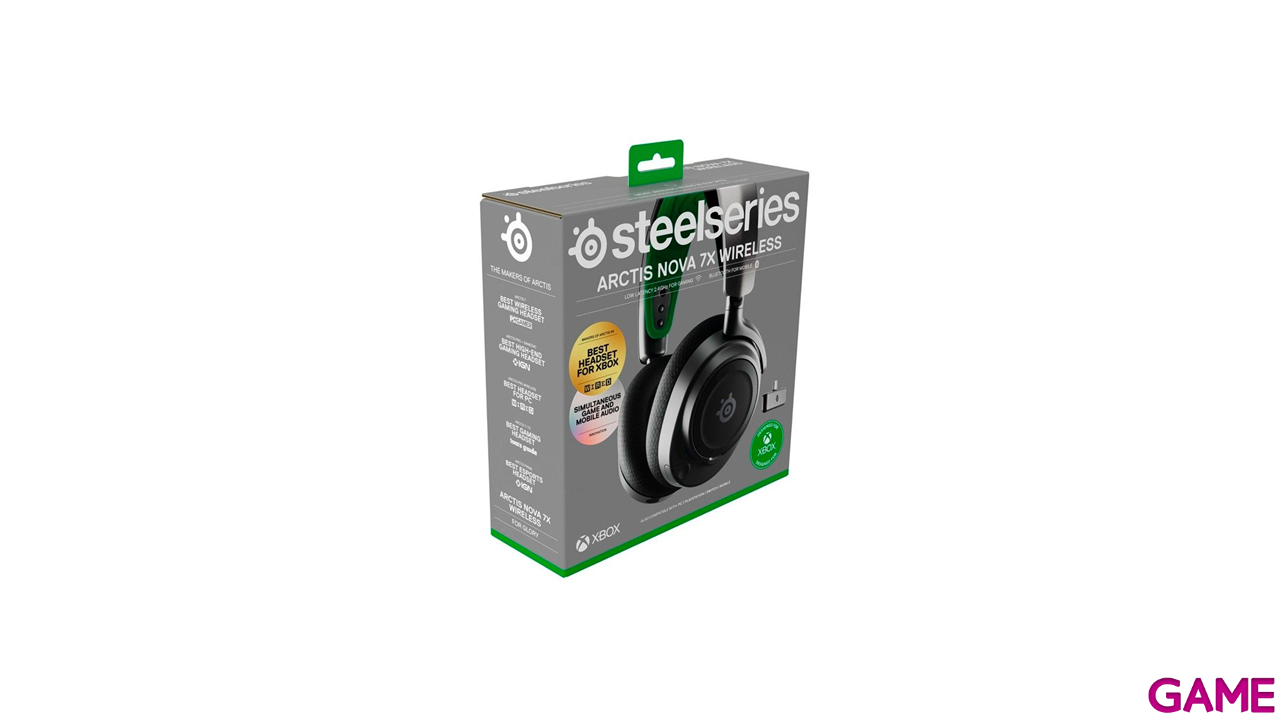 Steelseries Arctis Nova 7X Wireless USB C Negro Verde - Auriculares Gaming-2