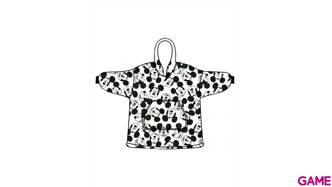 Bata sudadera oversize Mickey Disney coral infantil-0