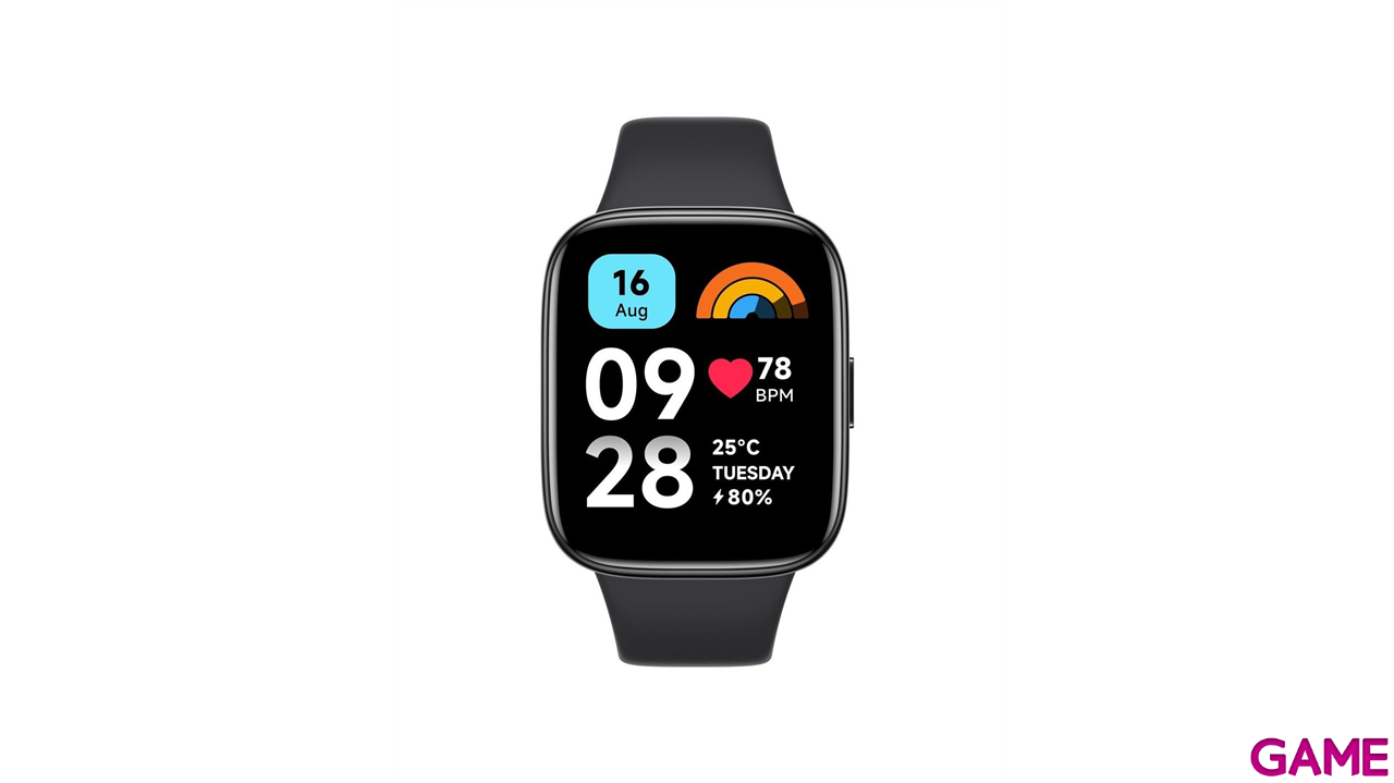 Xiaomi Redmi Watch 3 Active 47mm Negro - Reloj Inteligente-0