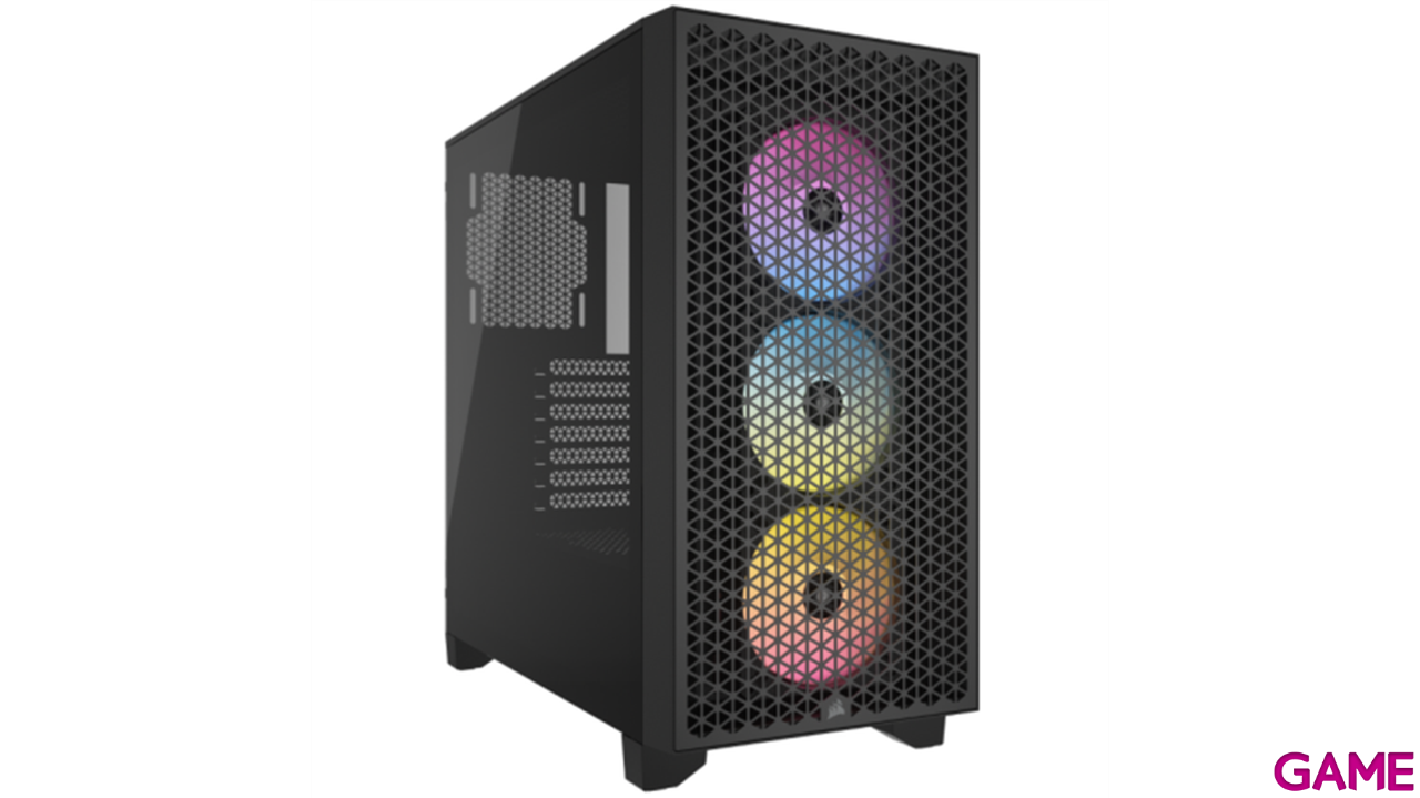 Corsair 3000D Airflow MID-Tower Cristal Templado Negro - Caja Ordenador-0