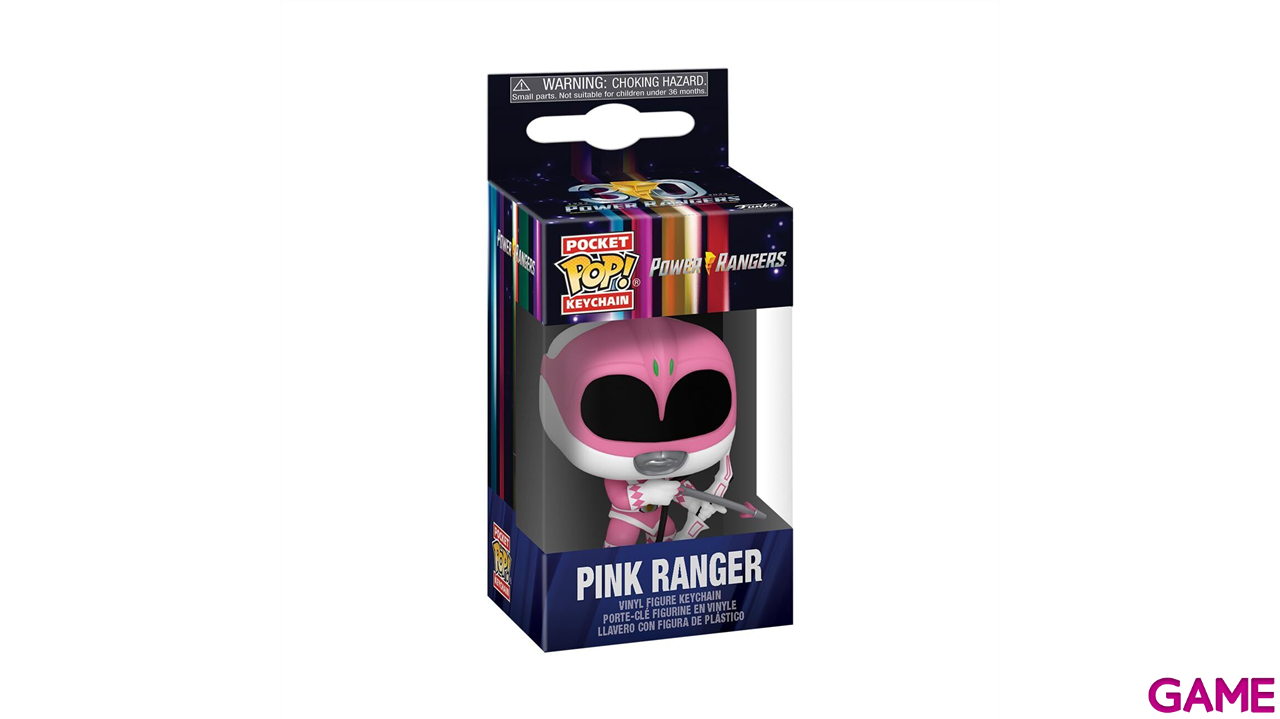 Llavero Pocket POP Power Rangers 30th Anniversary Pink Ranger-0