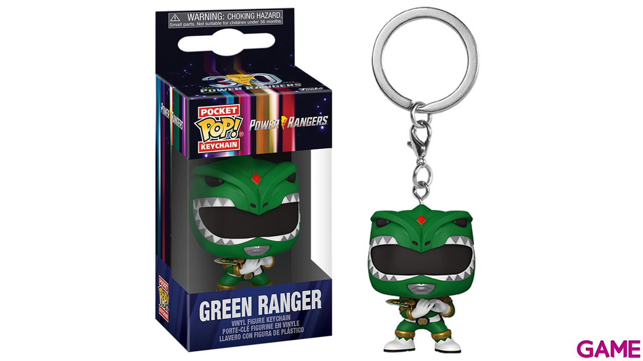 Llavero Pocket POP Power Rangers 30th Anniversary Green Ranger-0