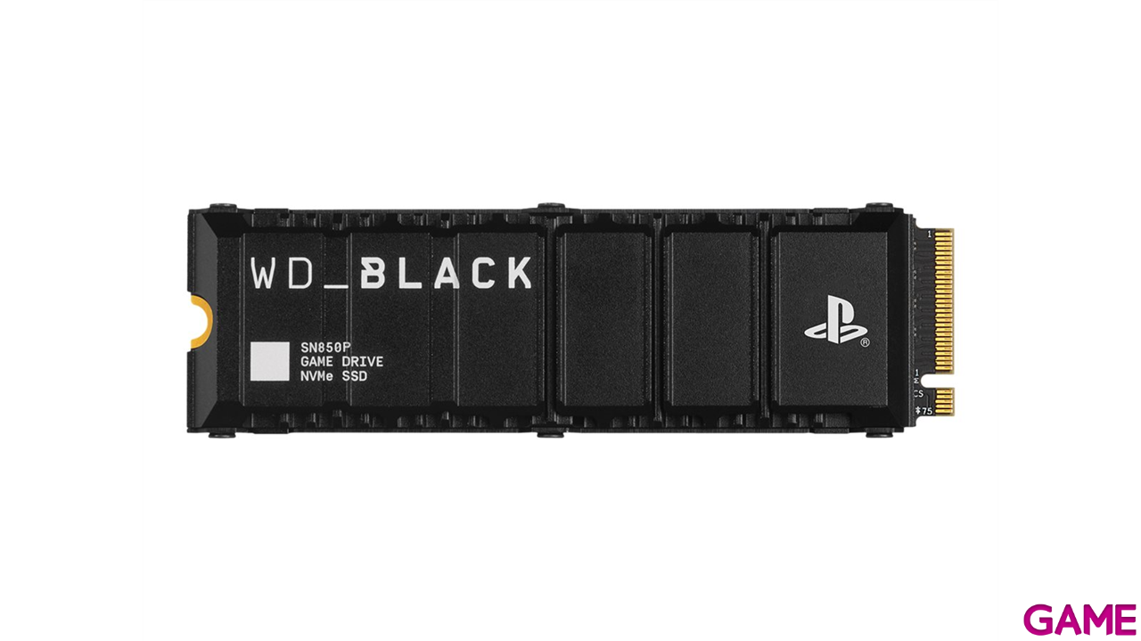 Disco Duro Interno WD_Black SN850P M.2 1TB SSD PCI Express 4.0 NVMe con disipador -Licencia oficial--1