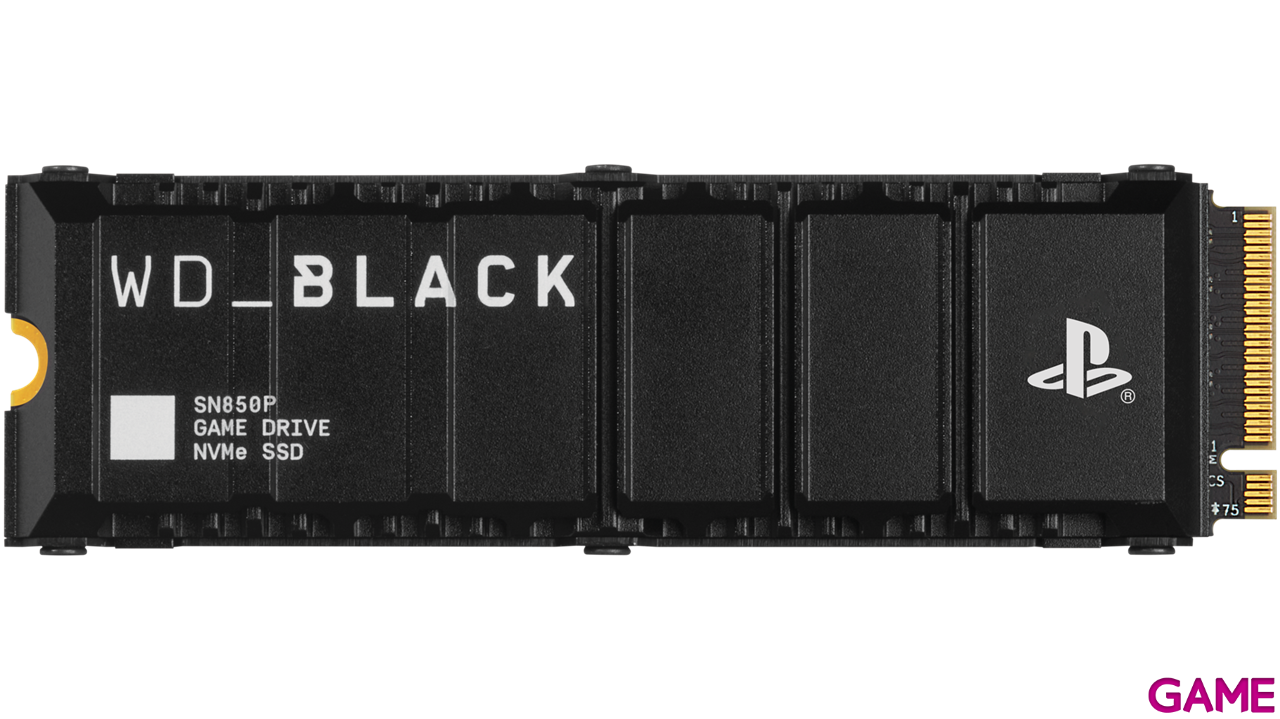 Disco Duro Interno WD_Black SN850P M.2 1TB SSD PCI Express 4.0 NVMe con disipador -Licencia oficial--5
