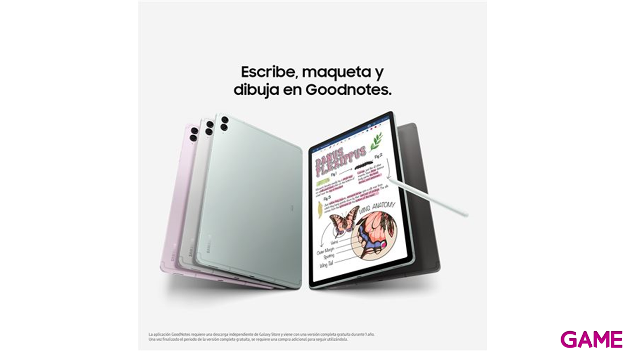 Samsung Galaxy Tab S9 FE 128GB WiFi Gray - Tablet-1