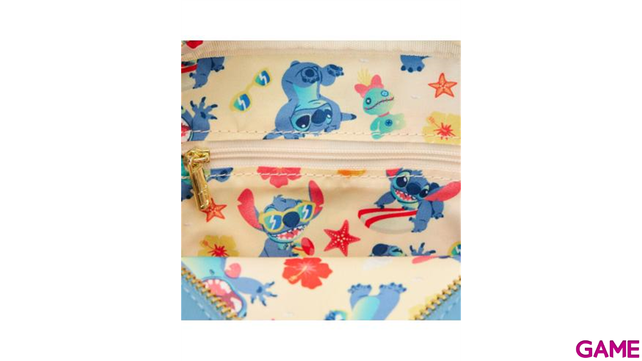 Bolso bandolera Dia de playa Stitch Disney Loungefly-2