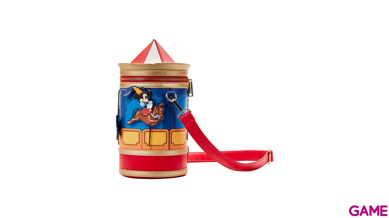 Bolso bandolera Carrusel Mickey Minnie Disney Loungefly-2
